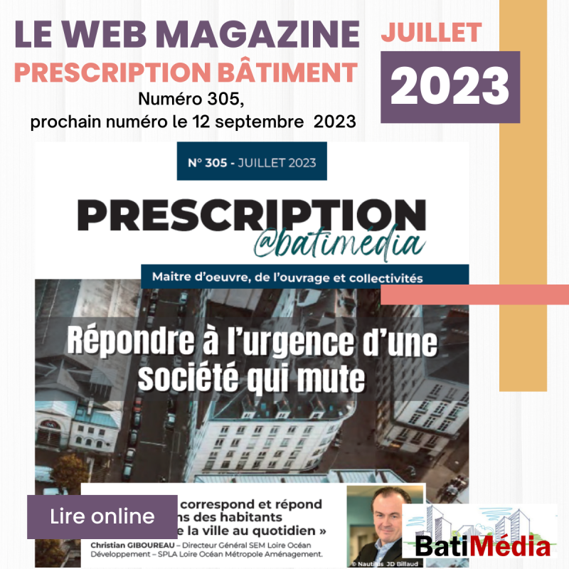 Prescription@batimédia Numéro 305 Juillet 2023