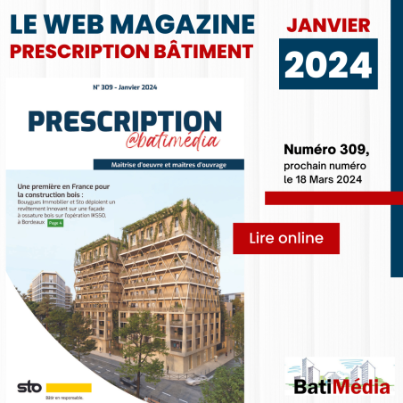 Prescription@batimédia Numéro 309 Janvier 2024