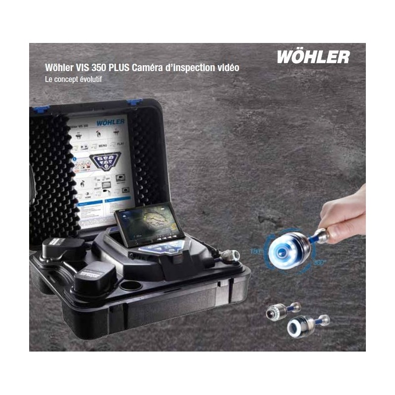 Wöhler VIS 350 PLUS Caméra d'inspection vidéo